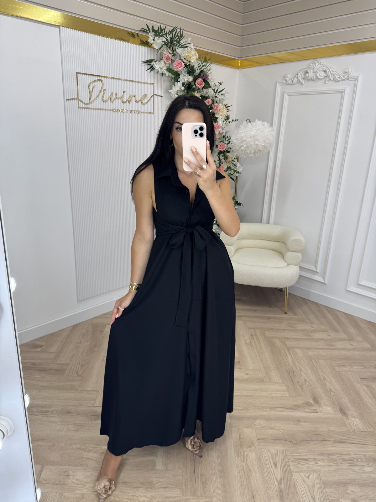 Maxi haljina od viskoze