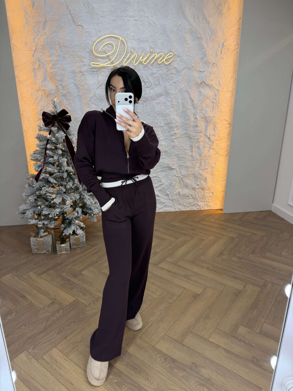 Pleteni komplet BORDO