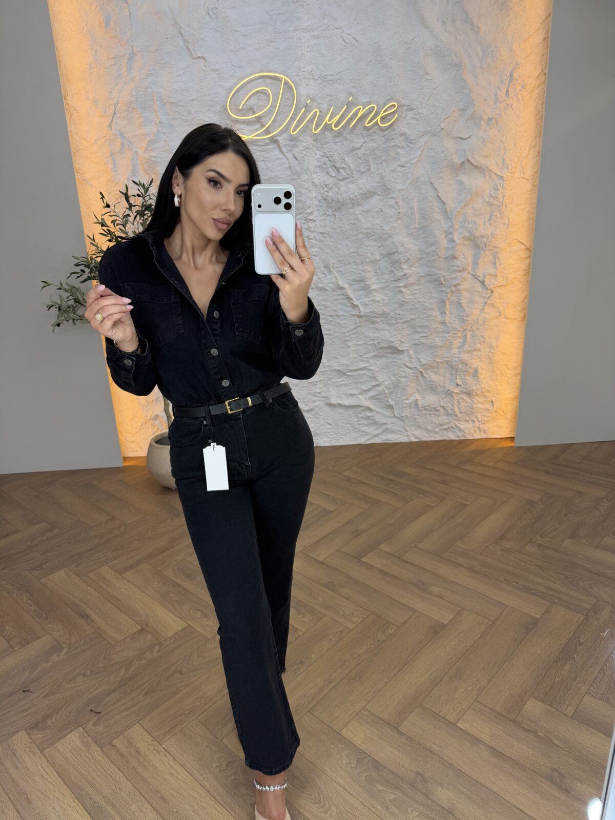 Kombinezon od mekanog elastičnog džinsa