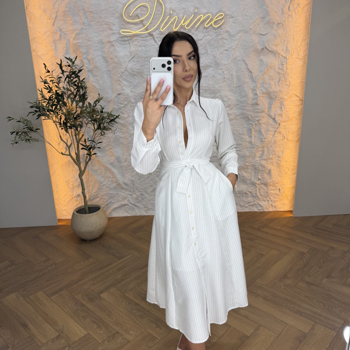 Midi haljina zvonolikog oblika