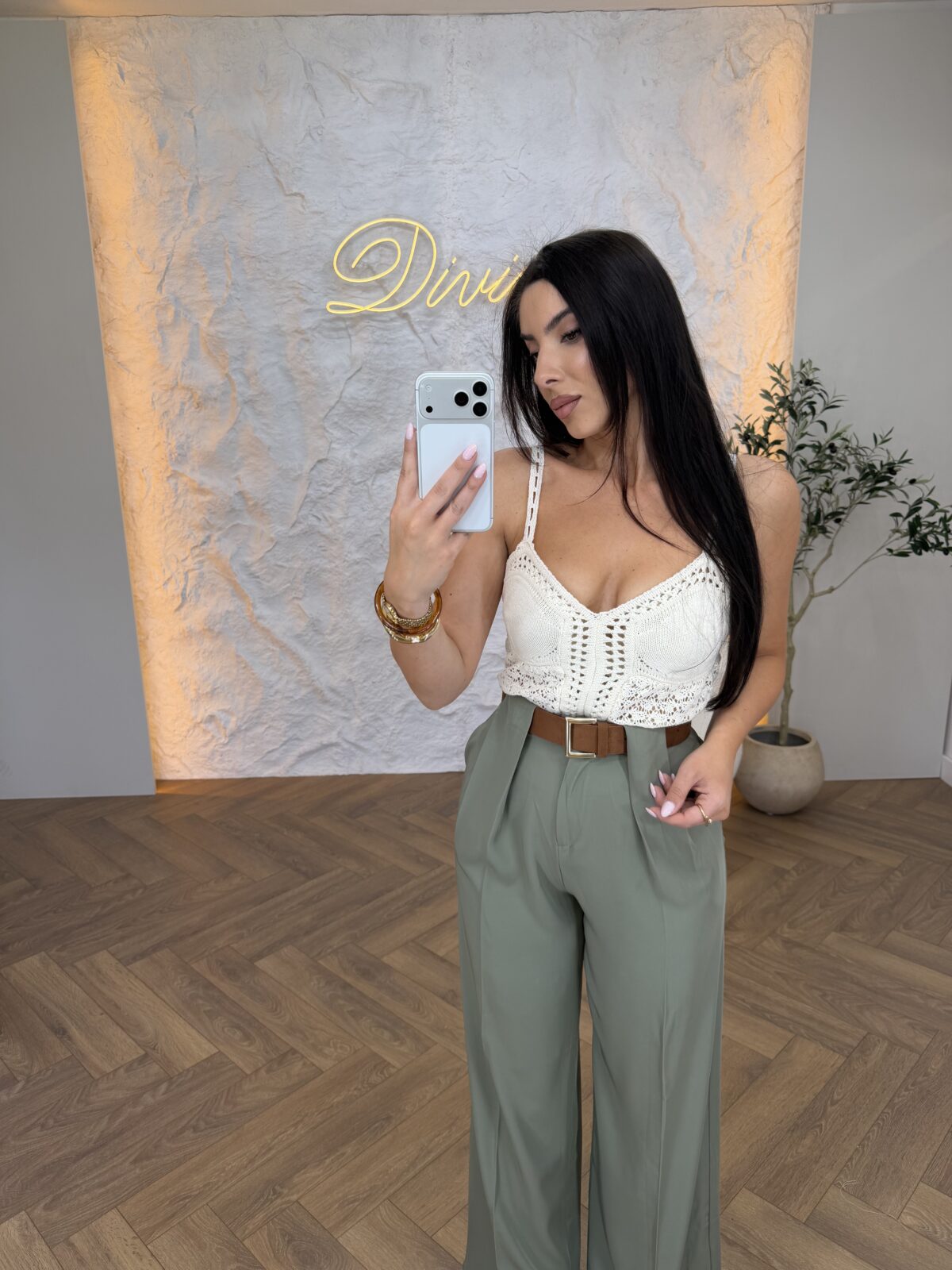 Lepršave pantalone od tensela